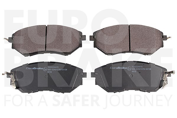 Eurobrake Bremsbelagsatz, Scheibenbremse Vorderachse FüR Subaru-image