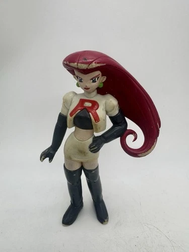Pokemon Jessie 6" Figure TOMY 1998 Team Rocket Jesse Action Vintage Toy