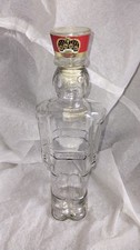 1997 Smirnoff Vodka Toy Soldier Nutcracker Glass Bottle Decanter 12.5" (EMPTY)