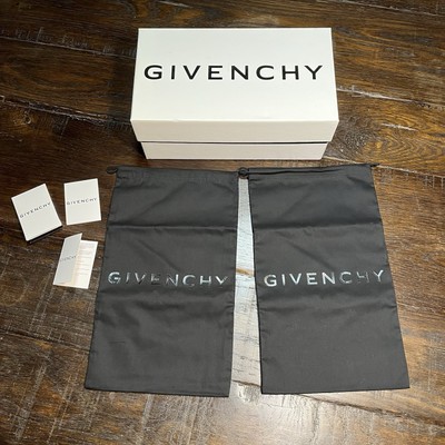Givenchy White Box with Black Logo Givenchy Sunglasses Eyeglasses Hard Case Box Cloth White  main image 4