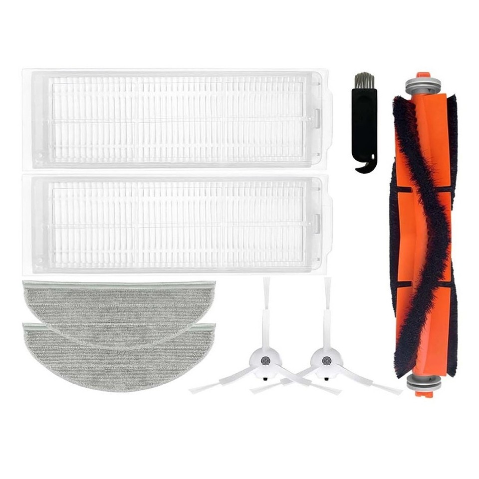 Ersatzteil-Set Für Zaco M1S Saugroboter - Seitenbürsten, Filter & Wischtücher