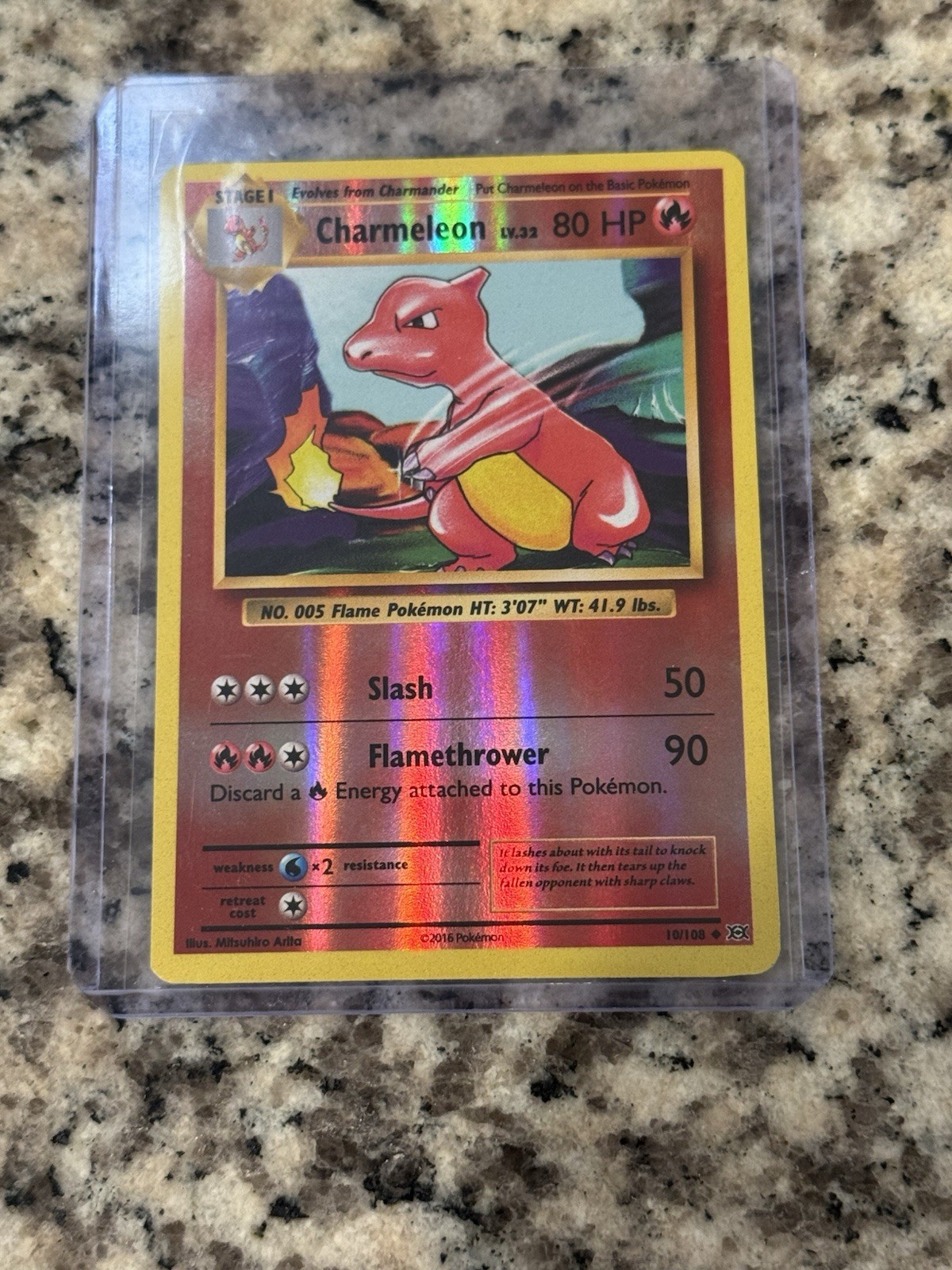Charmeleon REVERSE HOLO 10/108 Pokemon TCG XY Evolutions Card NM