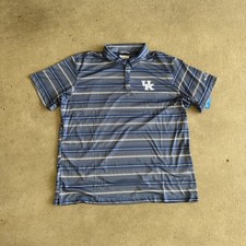 University of Kentucky Wildcats Columbia Terminal Tackle Polo Men's XL New