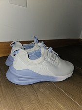 Clove Gray/Blue Solid Low Top Lace-Up Athletic Sneakers Unisex Adults New