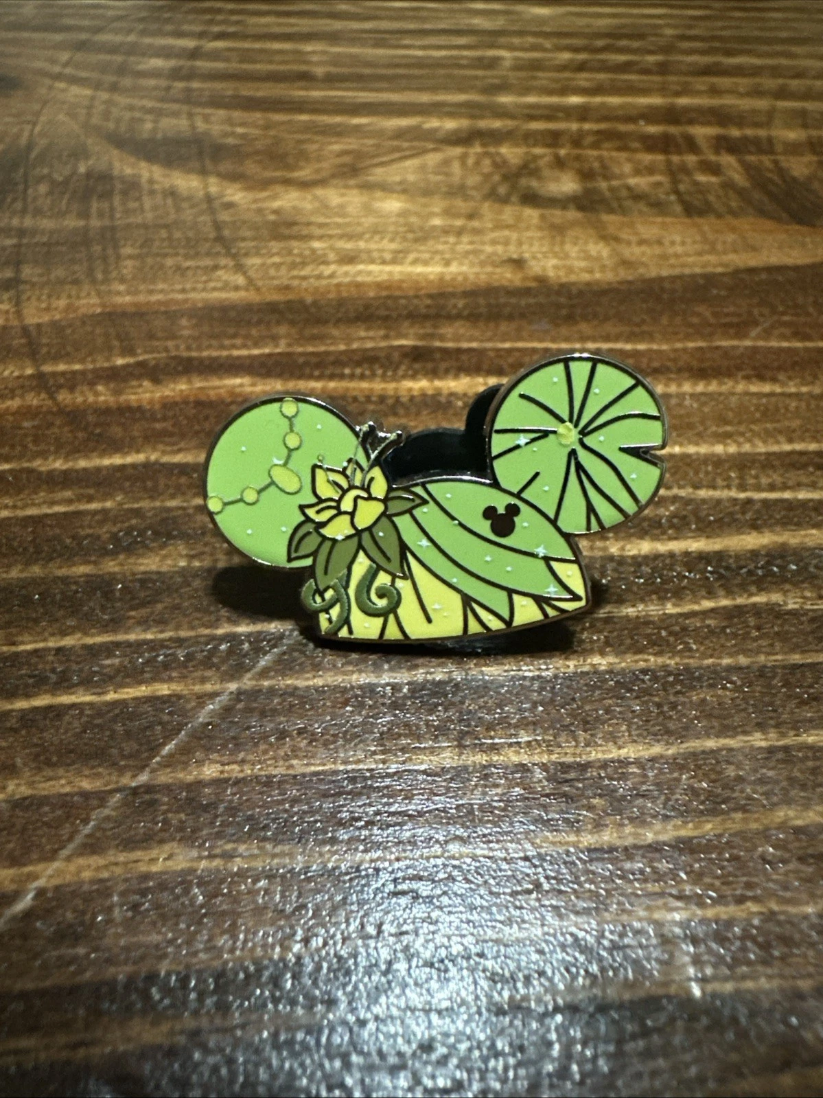 2025 WDW Disney Princess & Frog Tiana Flower Ear Hat Hidden Mickey Pin Wave B