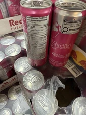 (4 Pack)  Red Bull Canada Edition White Peach  Energy Drink, 12 Oz Fast Ship