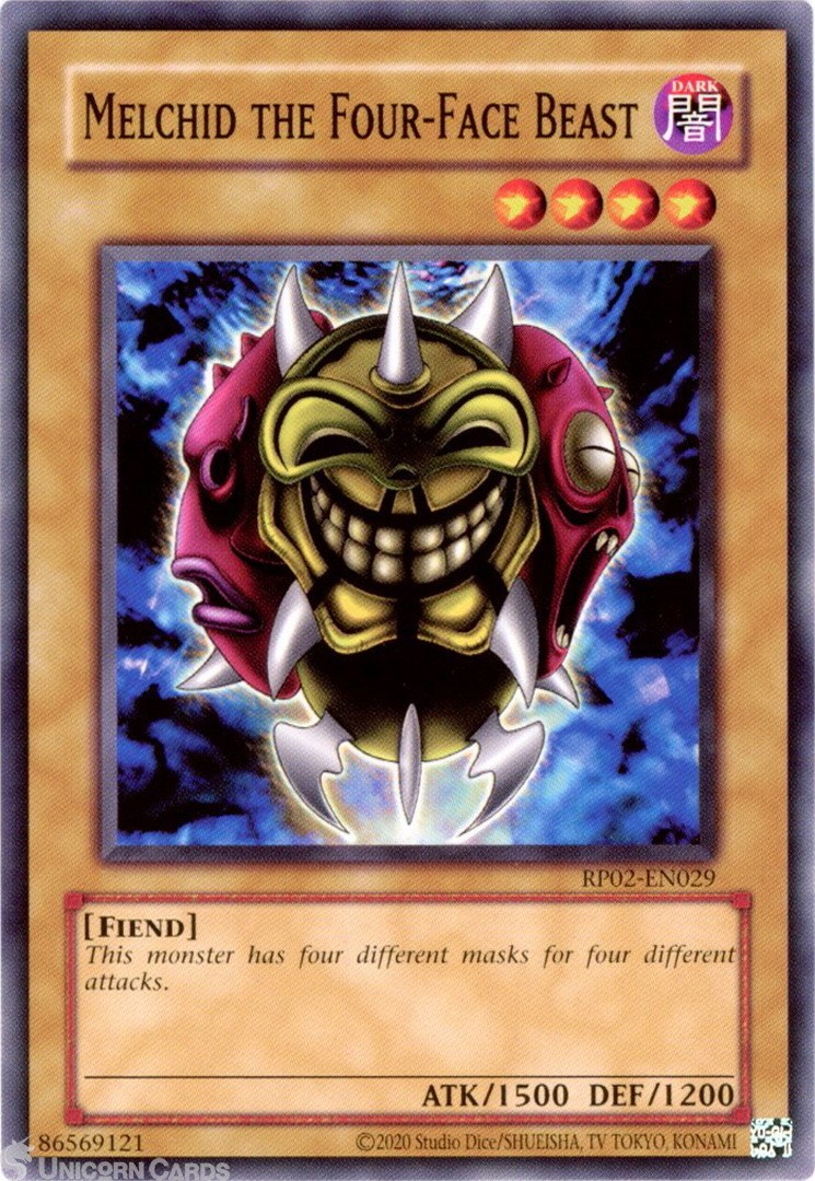 RP02-EN029 Melchid the Four-Face Beast : Common UNL Edition Mint YuGiOh Card