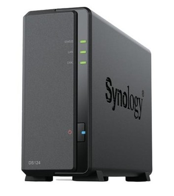 Synology DiskStation DS124 NAS/storage server Desktop Ethernet LAN Black