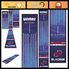 Winmau Dart Mat Throw Line for Soft Tip and Steel Tip Outshot Clearzone