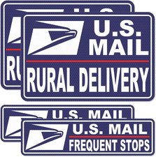 Car Magnets Postal,Heavy Duty U.S. Reflective Mail Delivery Driver Magnetic S...