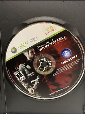 Tom Clancy's Splinter Cell: Conviction (Microsoft Xbox 360, 2010) Disc Only