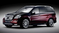 Cars mercedes benz ml by carlsson Desk Mat Stitched