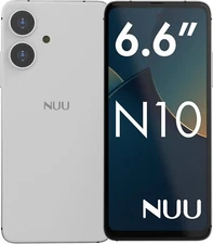 NUU N10 Basic Cell Phone for T-Mobile, Mint, Metro, Qlink, Tello and White 