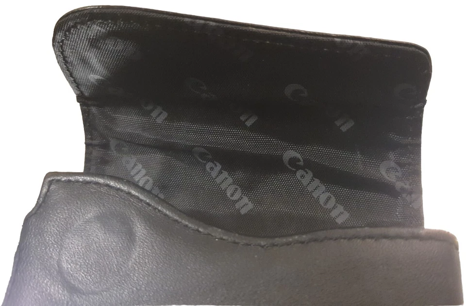 GENUINE CANON MAGNETIC LEATHER SOFT CASE FOR POWERSHOT DIGITAL CAMERA GUC - Image 4 of 4
