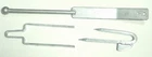 Field Gate Spring Fastener Heavy Duty Latch Set in Galv Farm Gates Lock Latch