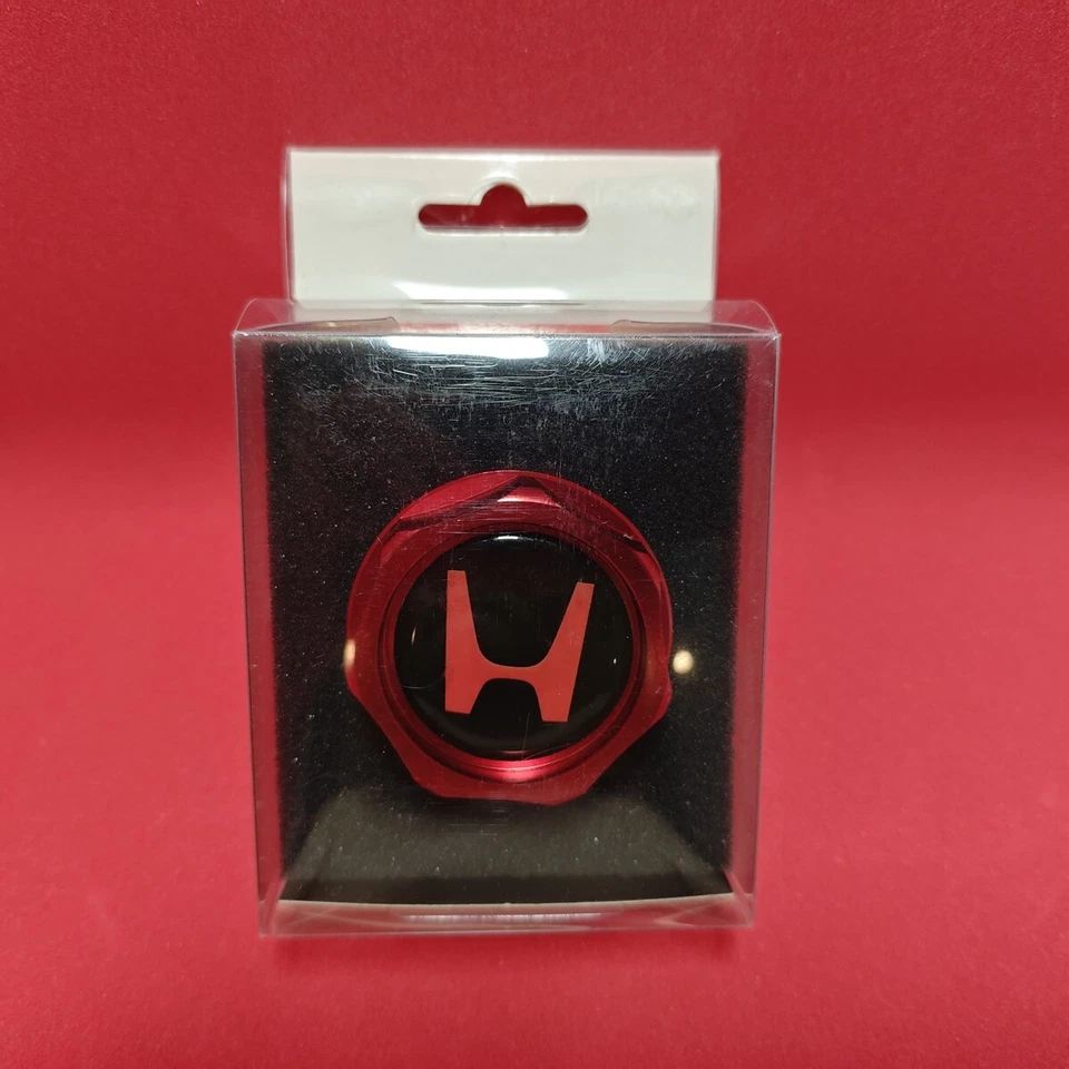 КРАСНАЯ КРЫШКА МАСЛОЗАЛИВНОЙ ГОРЛОВИНЫ ДВИГАТЕЛЯ H SPORT для Civic Accord K20 S2000 Integra CRZ EP3 FK8 - Изображение 3 из 4