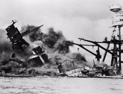 1941 Pearl Harbor Attack on US War Ship USS ARIZONA POSTER PICTURE PHOTO