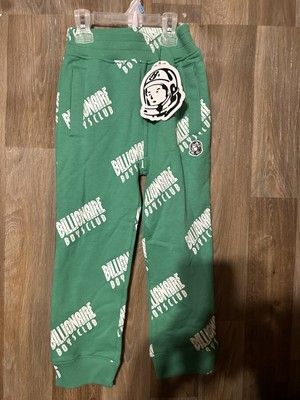 BILLIONAIRE BOYS CLUB KID'S BB STRAIGHT REPPIN SWEATPANT - MING GREEN NWT