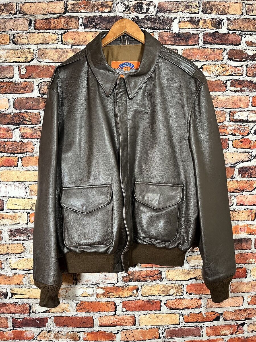 Cooper Type A-2 Vintage Goatskin Leather Flight Aviator Cooper Type A-2 Vintage Goatskin Leather Flight Aviator