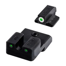 TRUGLO Tritium Pro Night Sight Set Fits Kimber Focus Lock U-Notch Steel White