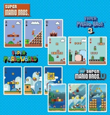 その他 Vintage Super Mario Prism Cards Set of5 Nintendo Mario playing cards (black) : Amazon.com.br: Brinquedos e