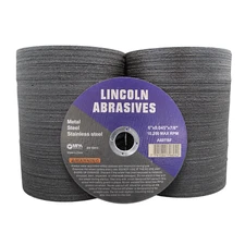 250PK 6" x .045" x 7/8" Cut-off Wheels, Stainless Steel Metal Cutting Discs