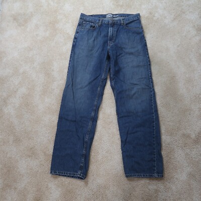 Levi's Signature Relaxed Straight Leg Jeans Men's 36x34 Blue Denim