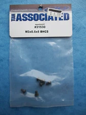 GENUINE TEAM ASSOCIATED 31530 M3 X 0.5 X 5 BHCS TC5 ASC31530 NIP