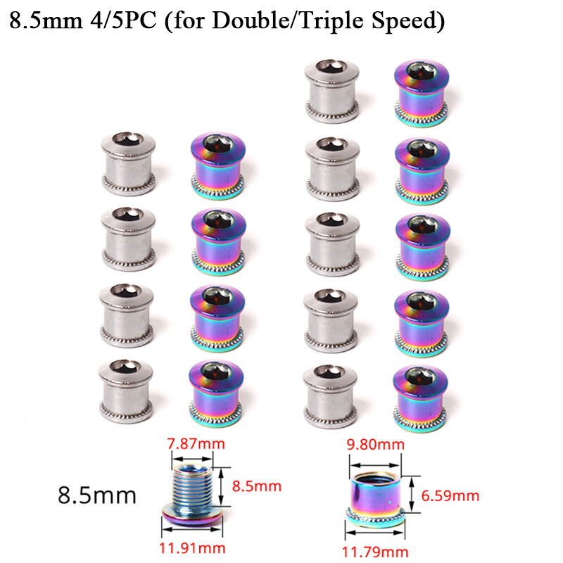 Set Bulloni Anello Catena Mountain Bike Bulloni - Foto 1