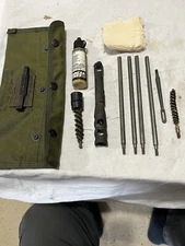 Early Nam War Cleaning Rod Set For 7.62 Weapon With Combo Tool Rod Set And Pouch