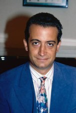 Spanish TV presenter Jose Javier Santos Madrid Spain 1993 Old Photo