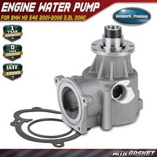 Engine Water Pump With Gasket For Bmw M3 E46 2001-2006 L6 3.2l Dohc 11517831907