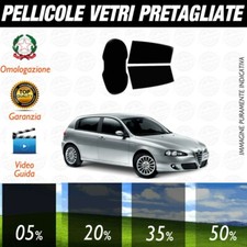 Alfa Romeo 147 5P 06-16 Pellicole Oscuramento Vetri Posteriori Auto Pre Tagliate