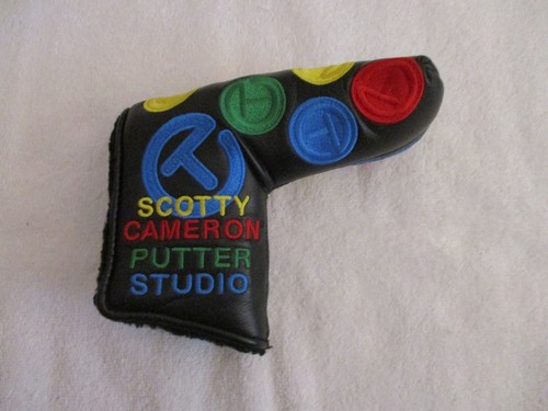 Scotty Cameron Black Rainbow CT Blade Headcover- Circle T- For Tour Use Only