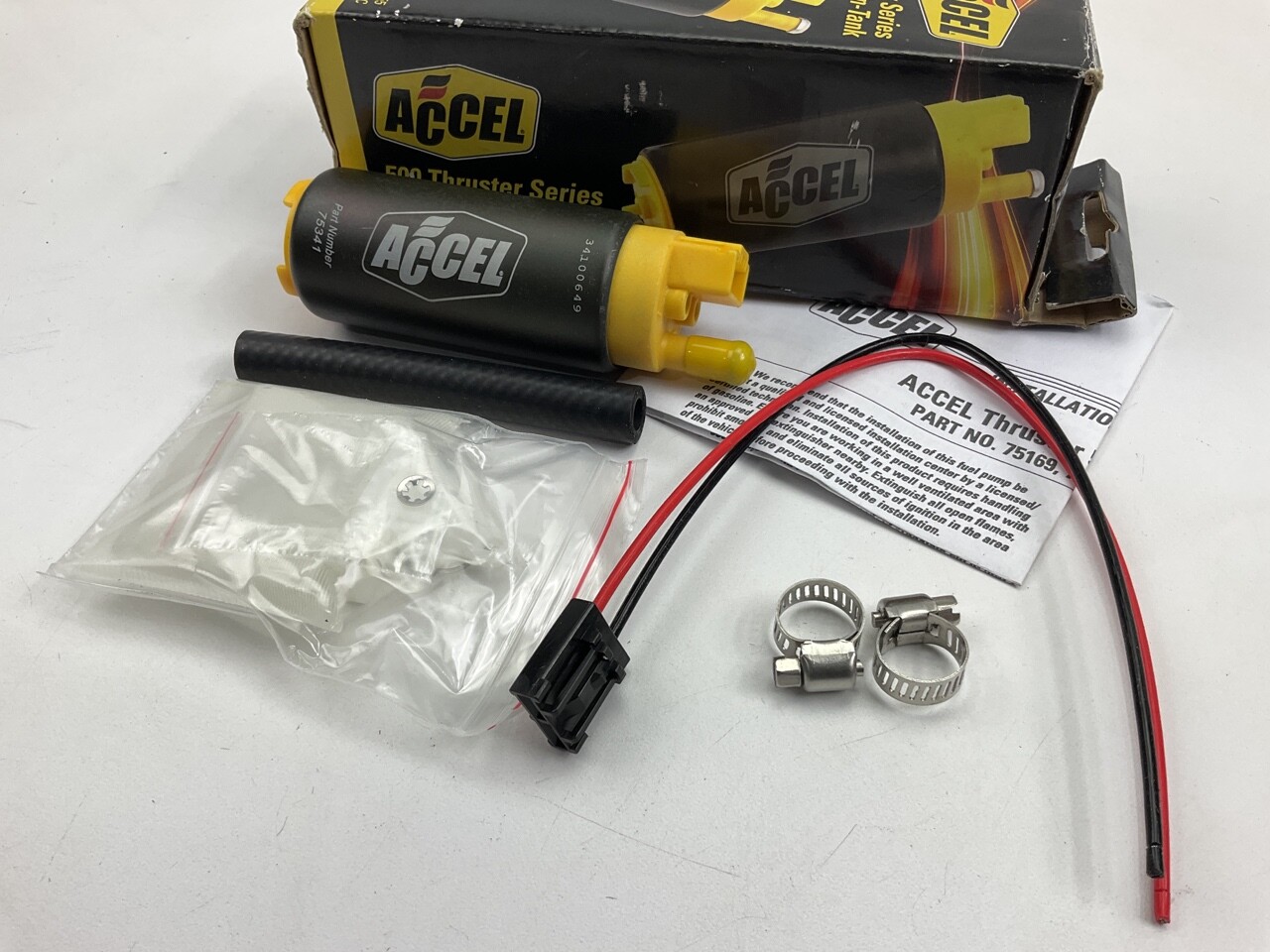Accel 75341 Thruster 500 High Performance Intank Fuel Pump eBay