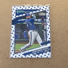 2021 Donruss Baseball Base Independence Day #86 Isiah Kiner-Falefa B-4