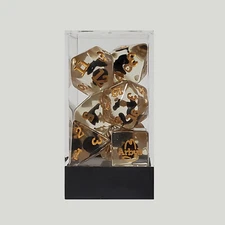 Arby's Limited Edition 2023 DnD D&D Dice Set In Display Case