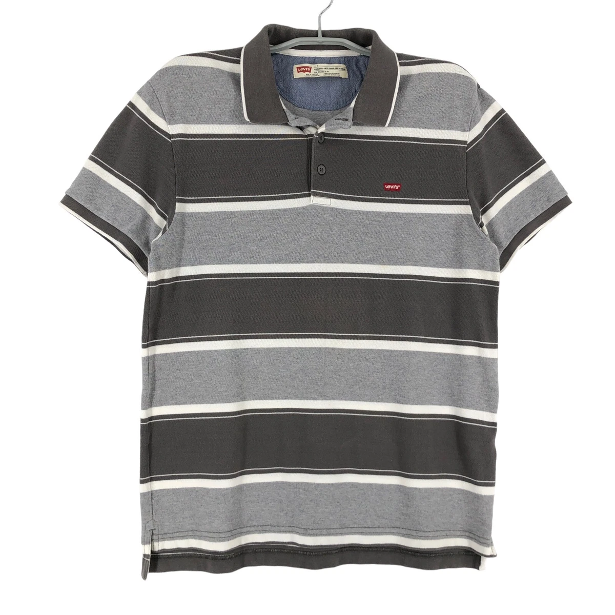 LEVI'S Haut T-shirt Graphique Homme Petit Gris Coton CR34