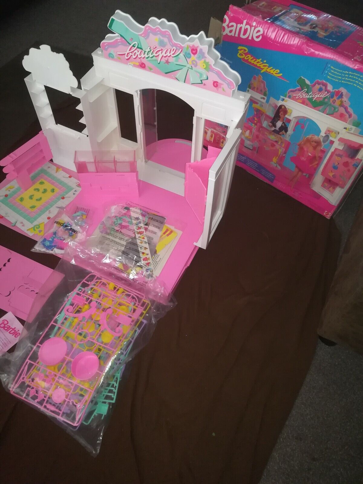 Mattel 1995 RARE Barbie Boutique And Cafe Playset (Some Bits Brand New,  Sealed) | eBay