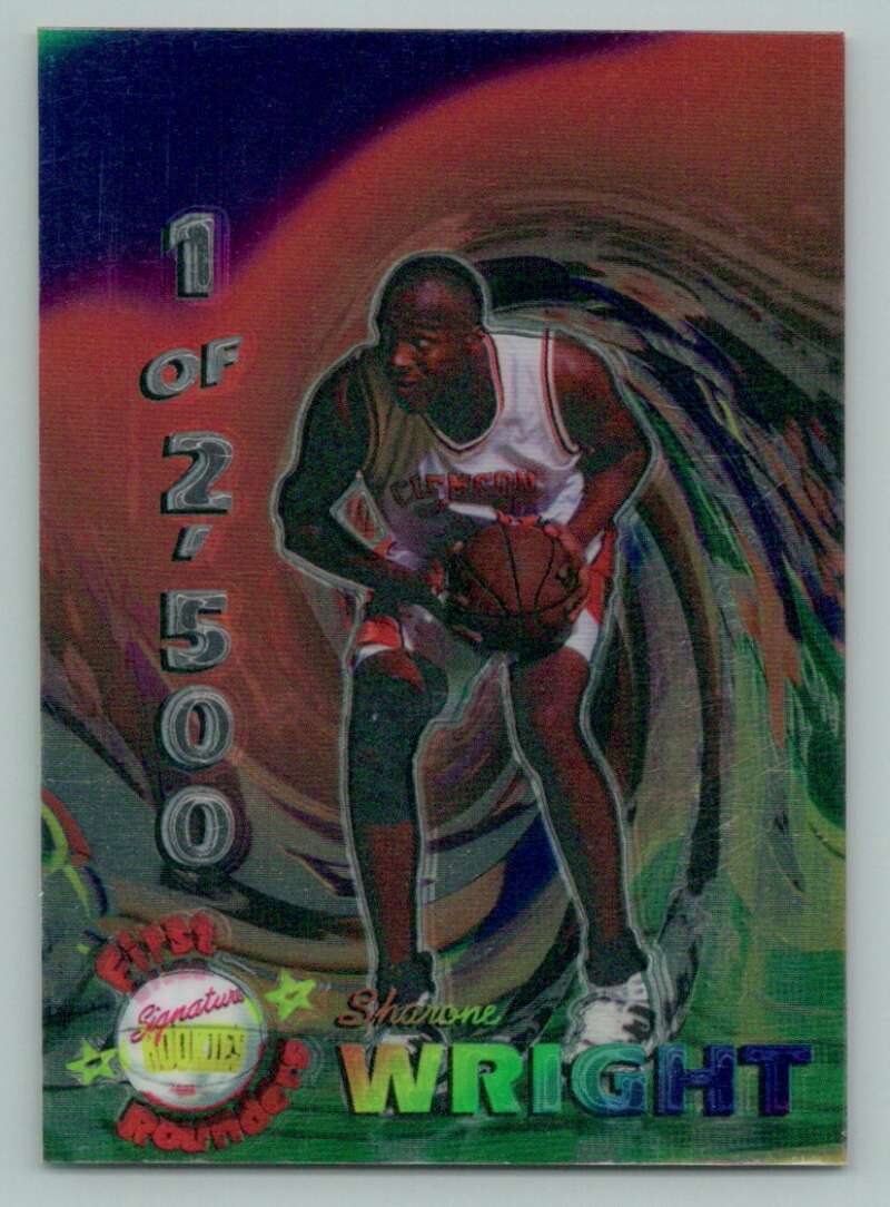 1995 Signature Rookies Kromax First Rounders #FR3 Sharone Wright /2500 b