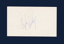 Dick Billings signed baseball index card