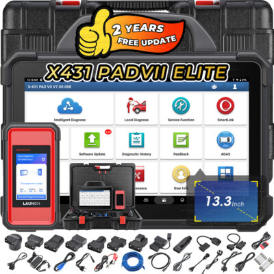 LAUNCH X431 PAD VII ELITE PAD7 AUTO OBD2 Diagnosegerät ECU Programmier Coding DE