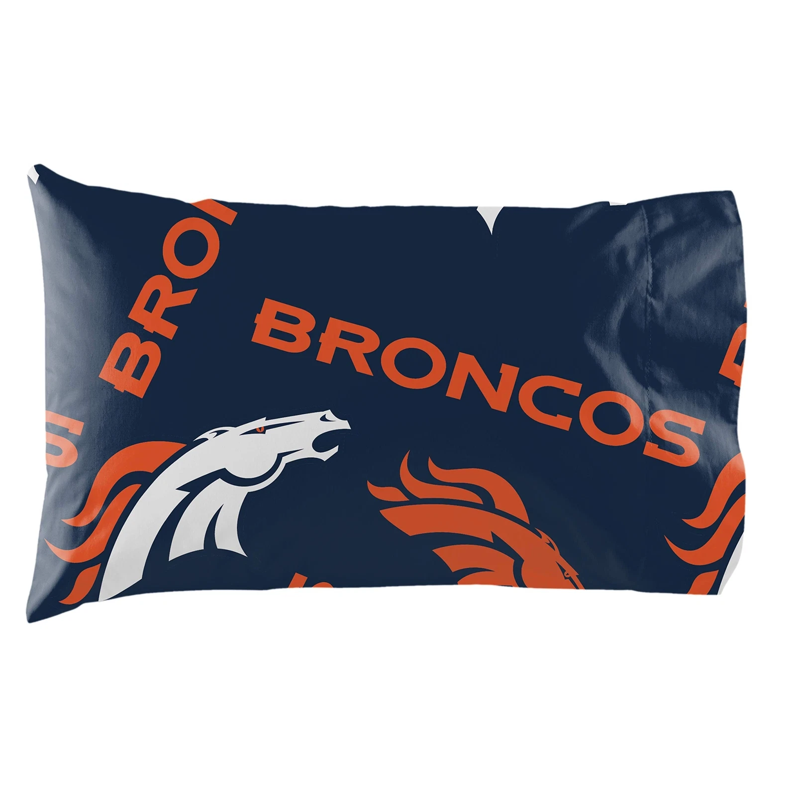 Northwest Football Denver Broncos Rotary Queen Bedding Set