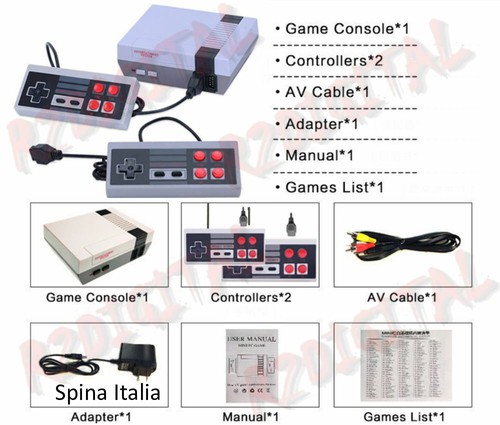 CONSOLE DI GIOCO per TV LINQ GC25605 2 CONTROLLER VIDEOGIOCO PORTATILE JOYSTICK - Picture 5 of 6