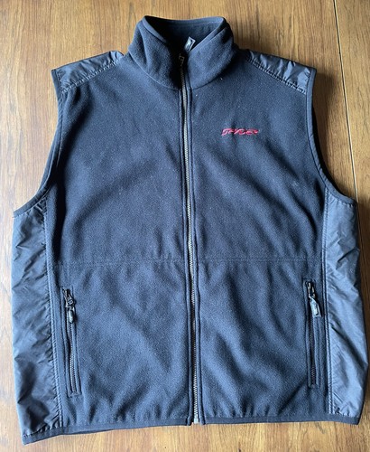 Spyder Black Fleece Full Zip Vest 