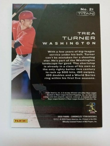 2020 Panini Chronicles - Titan Holo ⚾⚾ YOU CHOOSE!⚾⚾ - Picture 6 of 8