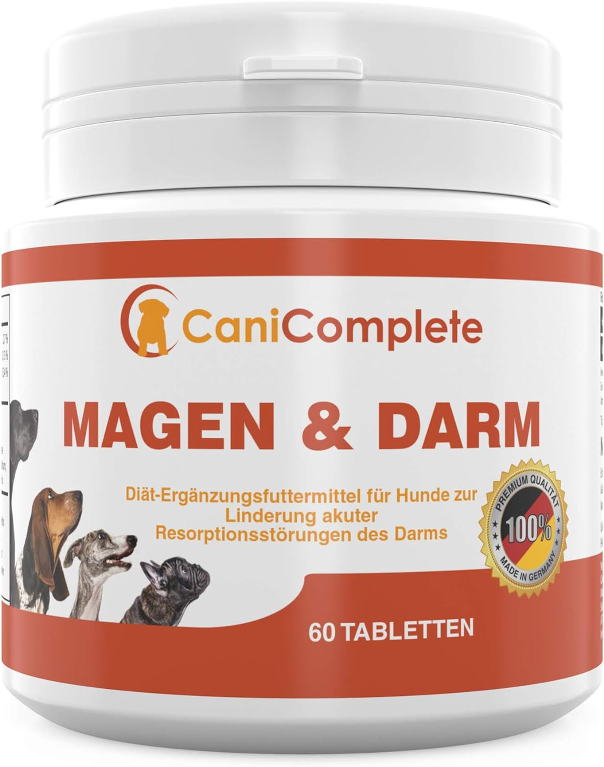 Canicomplete - Magen Und Darm. Durchfall Tabletten. Verdauungshilfe Für Hunde Un