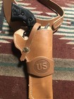 Leather Bandoleer Holster Fits Heritage Rough Rider Ruger Single Six 22 Cal Ammo — photo 4