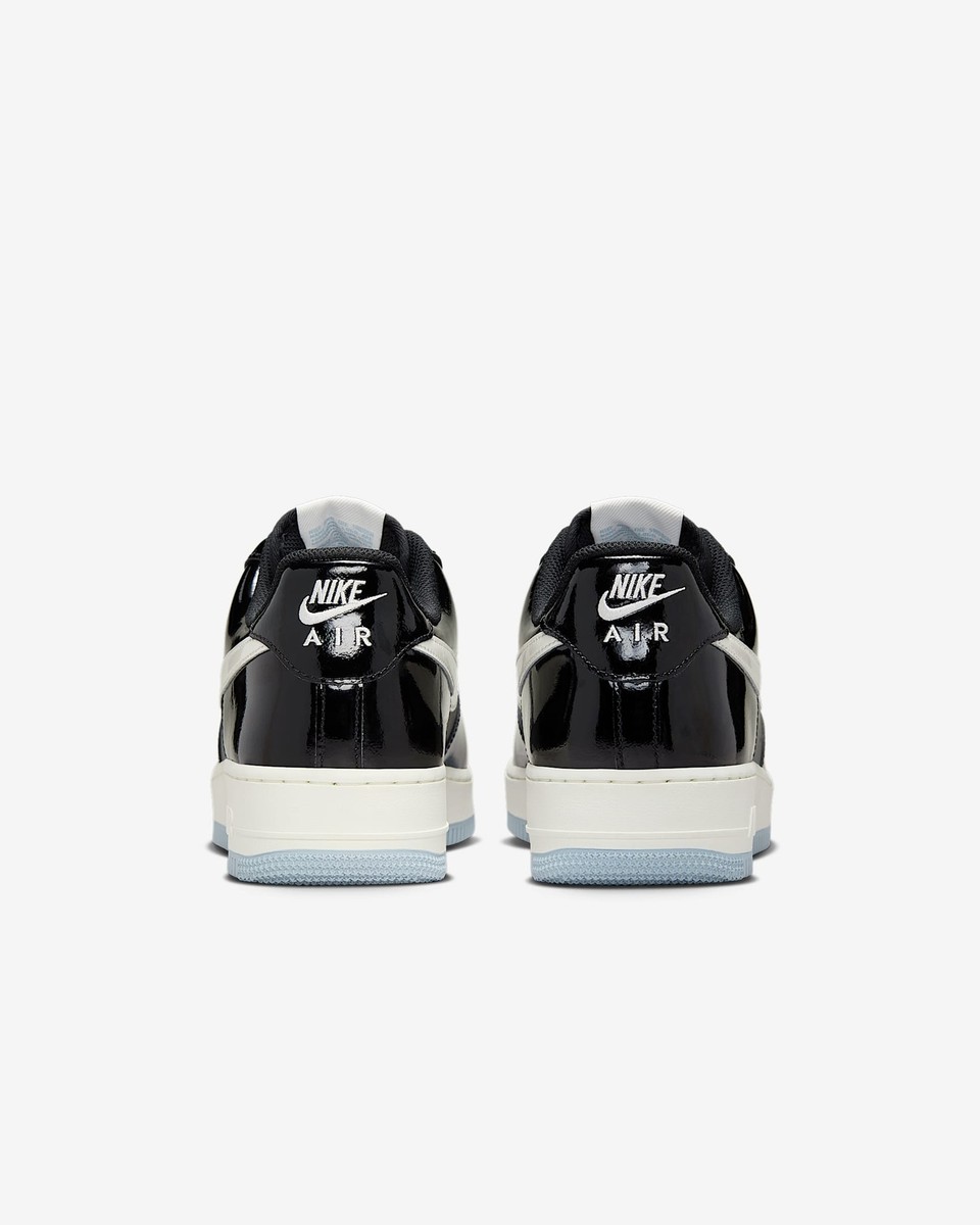 IB7676-001 Nike Air Force 1 Low Black Armory Blue Iron Grey
