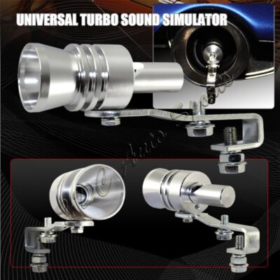 XL-Size Fake Turbo Sound Exhaust Blow off Valve Simulator Whistler Universal
